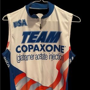 Copaxone MS Pharmaceutical Promo USA Team Flag Unisex Cycling Jersey ATAC SZ S